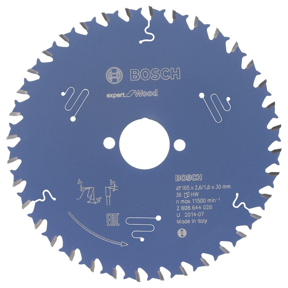 Bosch - Expert Series Circular Saw Blade for Wood 165*30 mm 36 Teeth