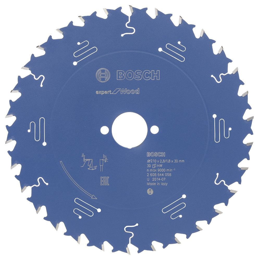 Bosch - Expert Series Circular Saw Blade for Wood 210*30 mm 30 Teeth