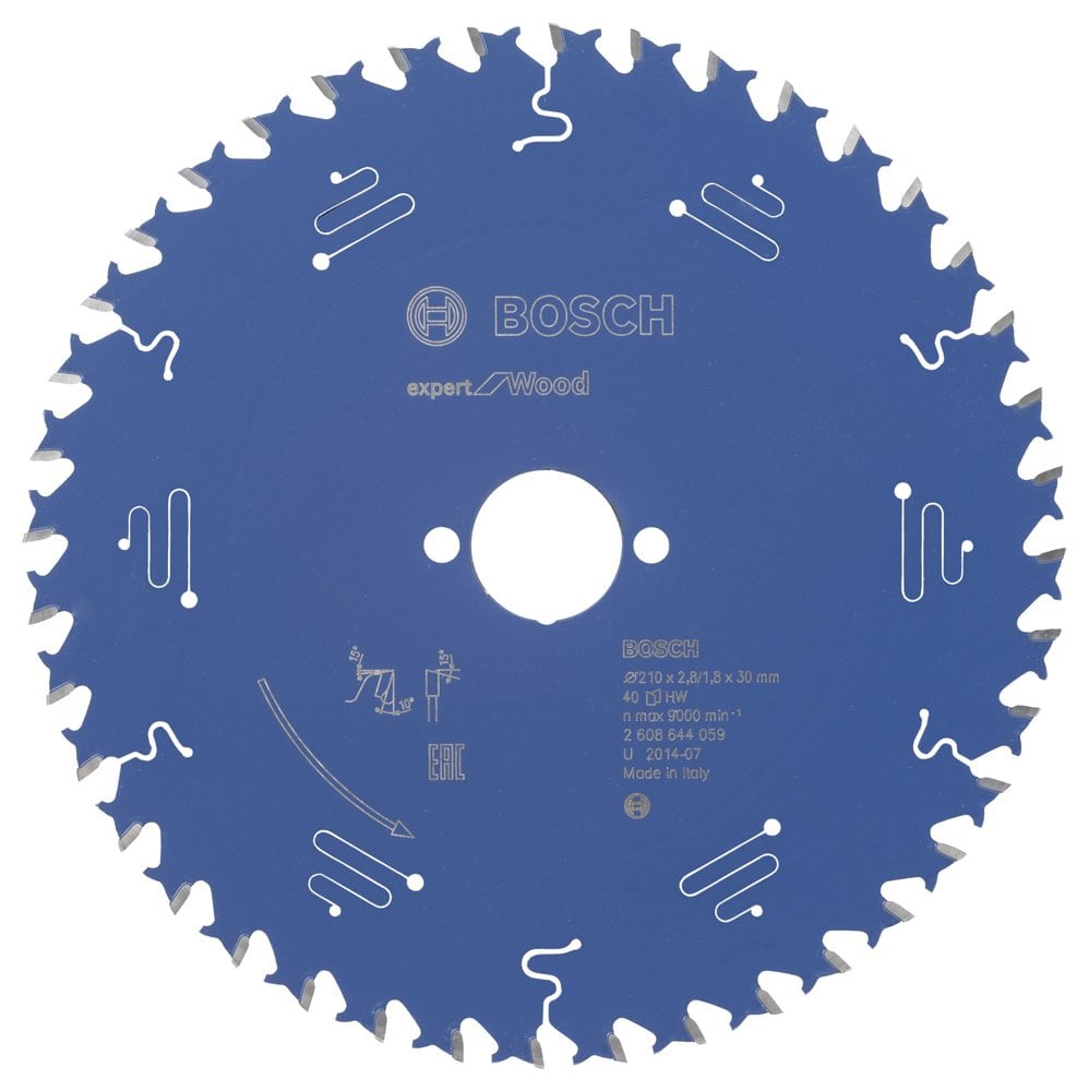 Bosch - Expert Series Circular Saw Blade for Wood 210*30 mm 40 Teeth