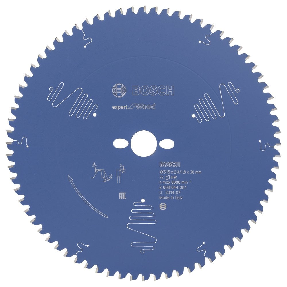 Bosch - Expert Series Circular Saw Blade for Wood 315*30 mm 72 Teeth