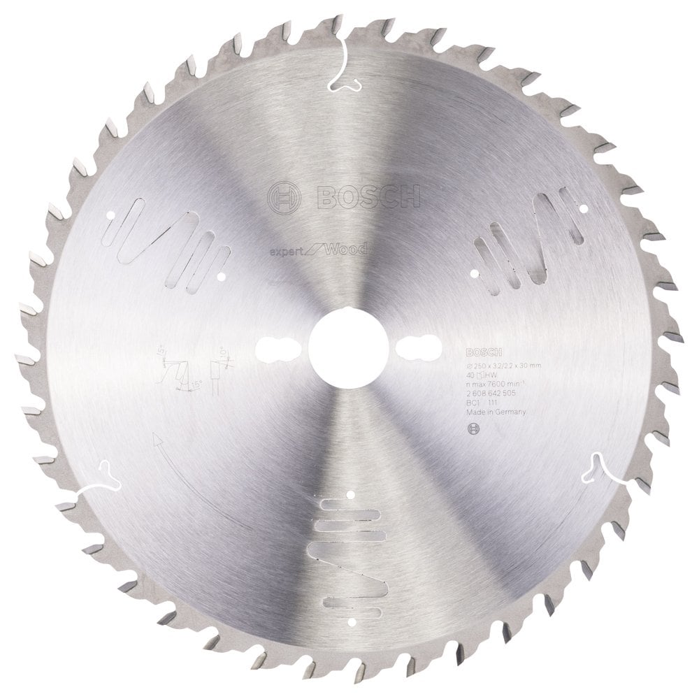 Bosch - Expert Series Circular Saw Blade for Wood 250*30 mm 40 Teeth