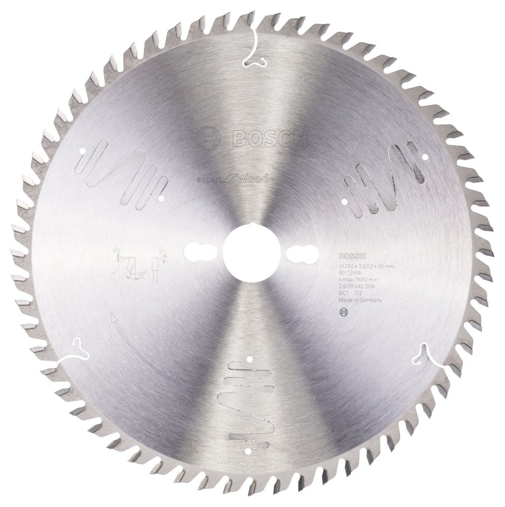 Bosch - Expert Series Circular Saw Blade for Wood 250*30 mm 60 Teeth