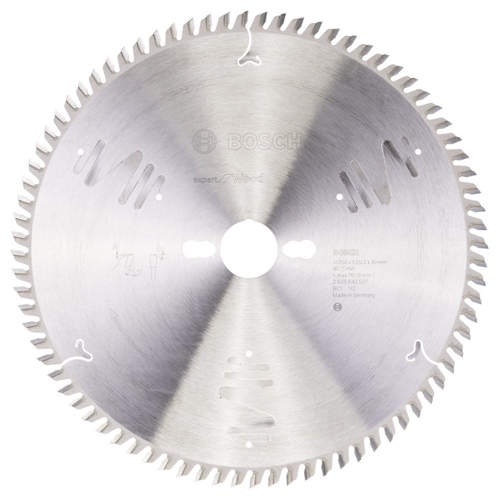 Bosch - Expert Series Circular Saw Blade for Wood 250*30 mm 80 Teeth