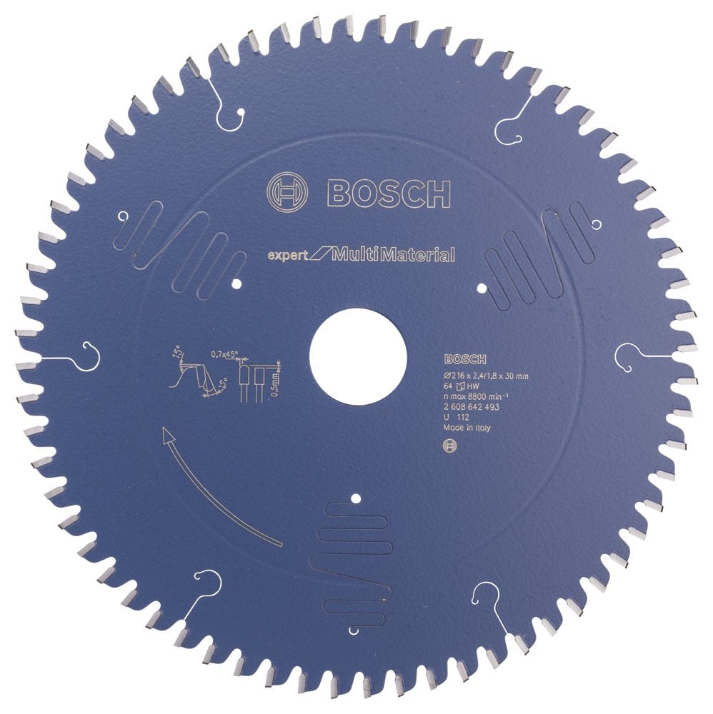 Bosch - Expert Series Multi-Material Circular Saw Blade 216*30 mm 64 Teeth