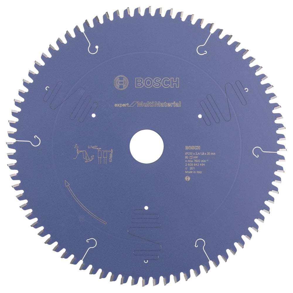 Bosch - Expert Series Multi-Material Circular Saw Blade 250*30 mm 80 Teeth