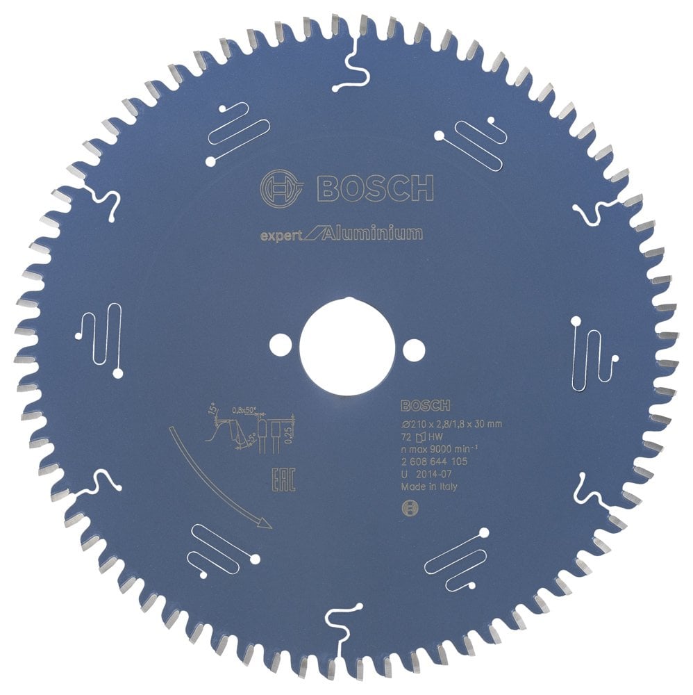 Bosch - Expert Series Circular Saw Blade for Aluminum 210*30 mm 72 Teeth