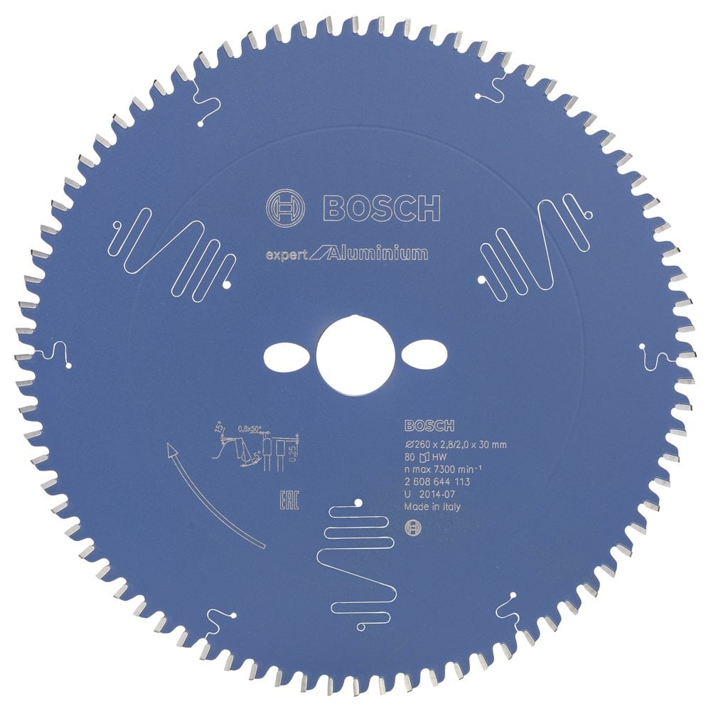 Bosch - Expert Series Circular Saw Blade for Aluminum 260*30 mm 80 Teeth