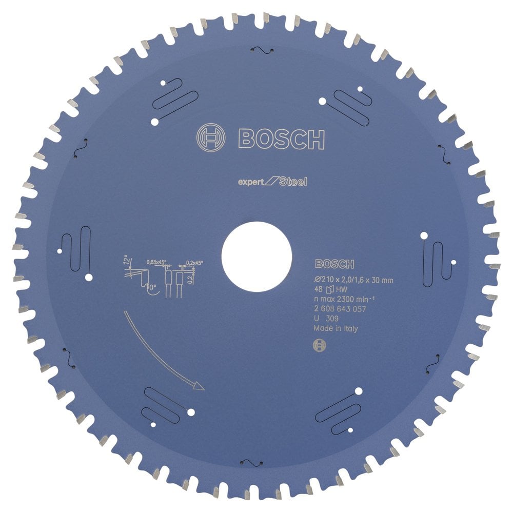 Bosch - Expert Series Circular Saw Blade for Metal 210*30 mm 48 Teeth