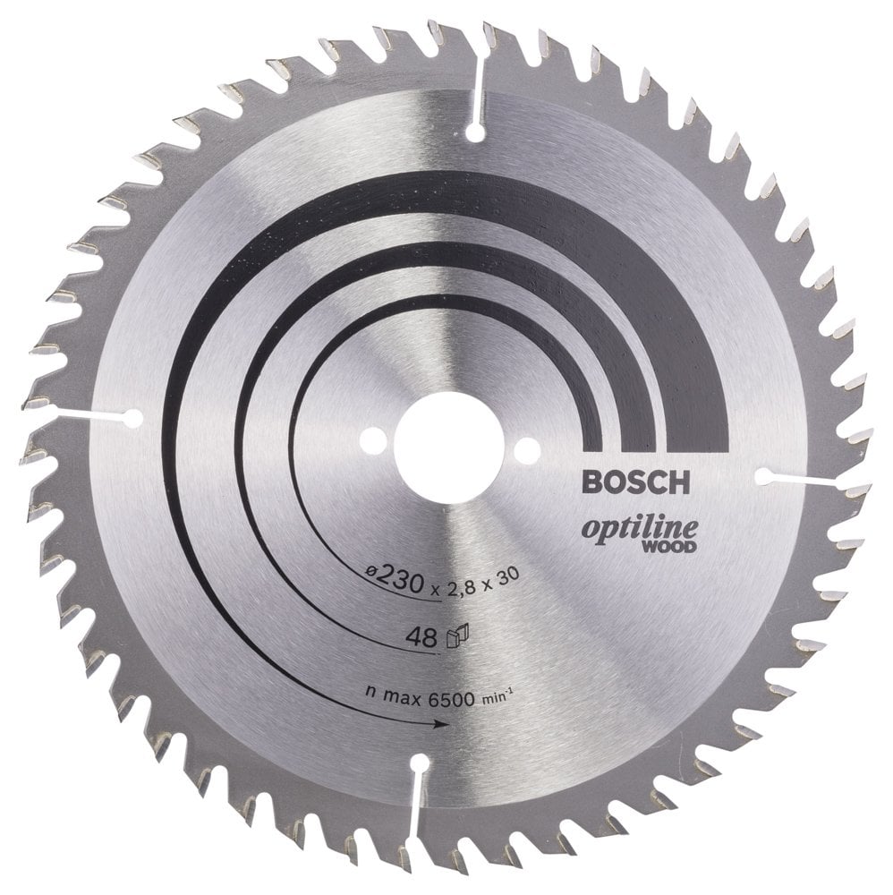 Bosch - Optiline Series Circular Saw Blade for Wood 230*30 mm 48 Teeth