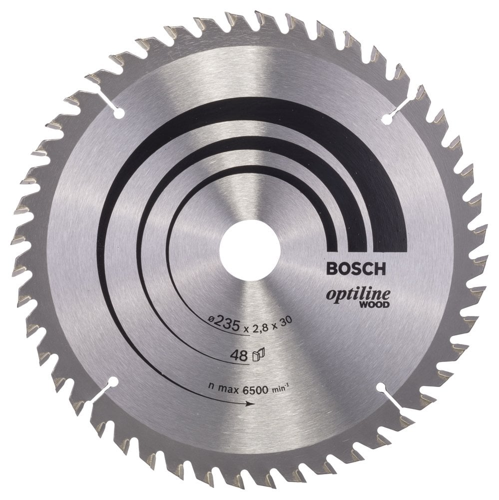 Bosch - Optiline Series Circular Saw Blade for Wood 235*30/25 48 Teeth