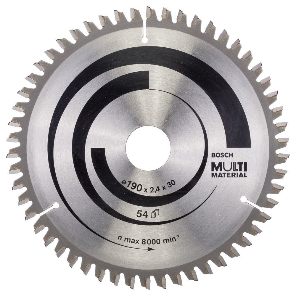 Bosch - Standard for Series Multi-Material Circular Saw Blade 190*30 mm 54 Teeth