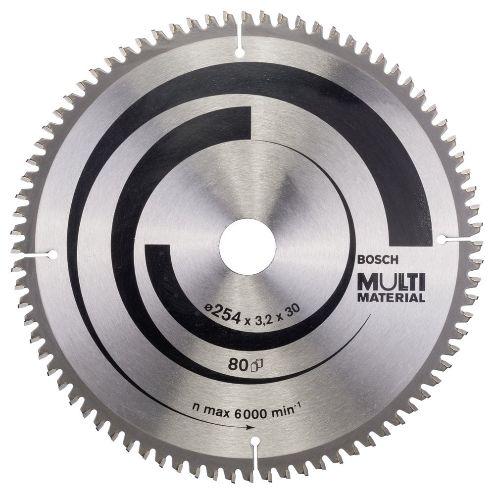 Bosch - Standard for Series Multi-Material Circular Saw Blade 254*30 mm 80 Teeth