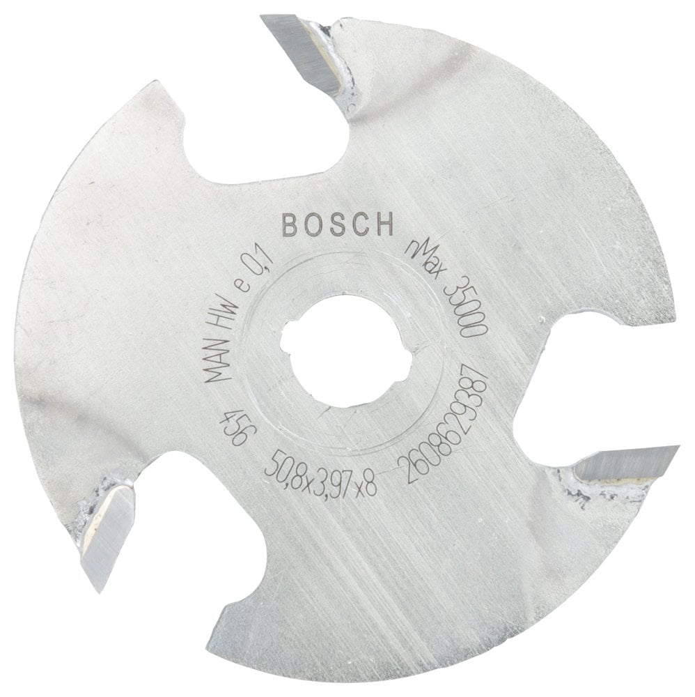 Bosch - Expert Series Woodworking Triple Blade, Carbide Disc Channel Router 8*50.8*4 mm