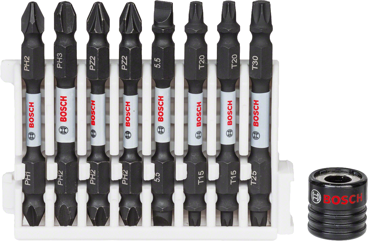 Bosch - Impact Control Series Double-Sided Screwdriver Bit Set of 9 *65mm