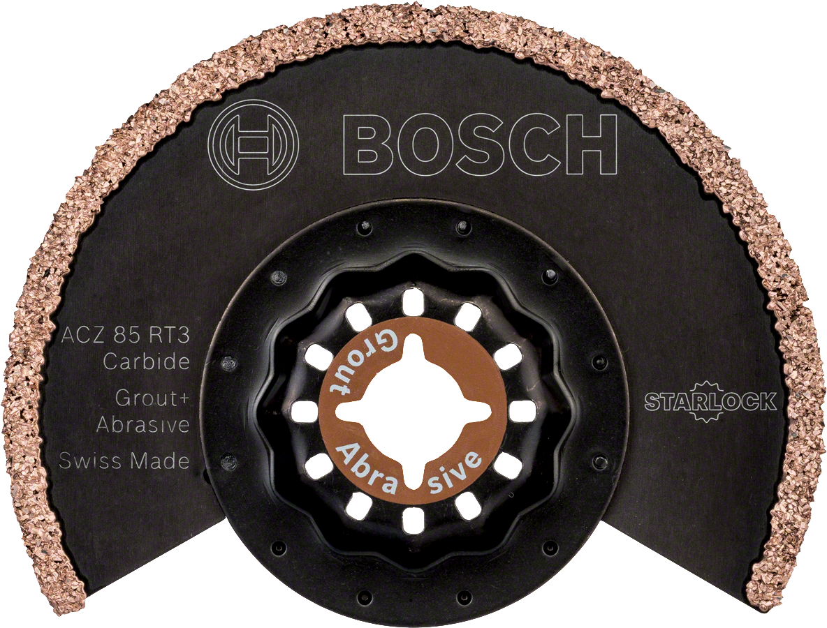 Bosch - Starlock - ACZ 85 RT3 - Carbide RIFF Zımpara Uçlu Segman Testere Bıçağı 30 Kum Kalınlığı 1'li