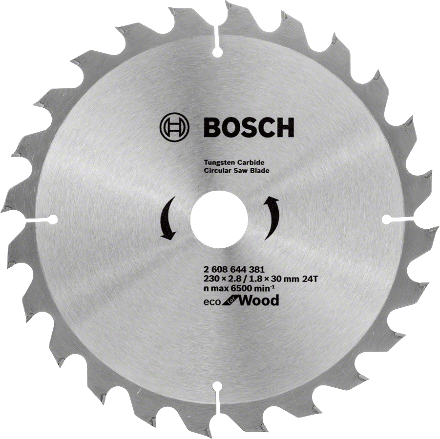 Bosch - Optiline Eco Serisi Ahşap için Daire Testere Bıçağı 230*30 24 Diş