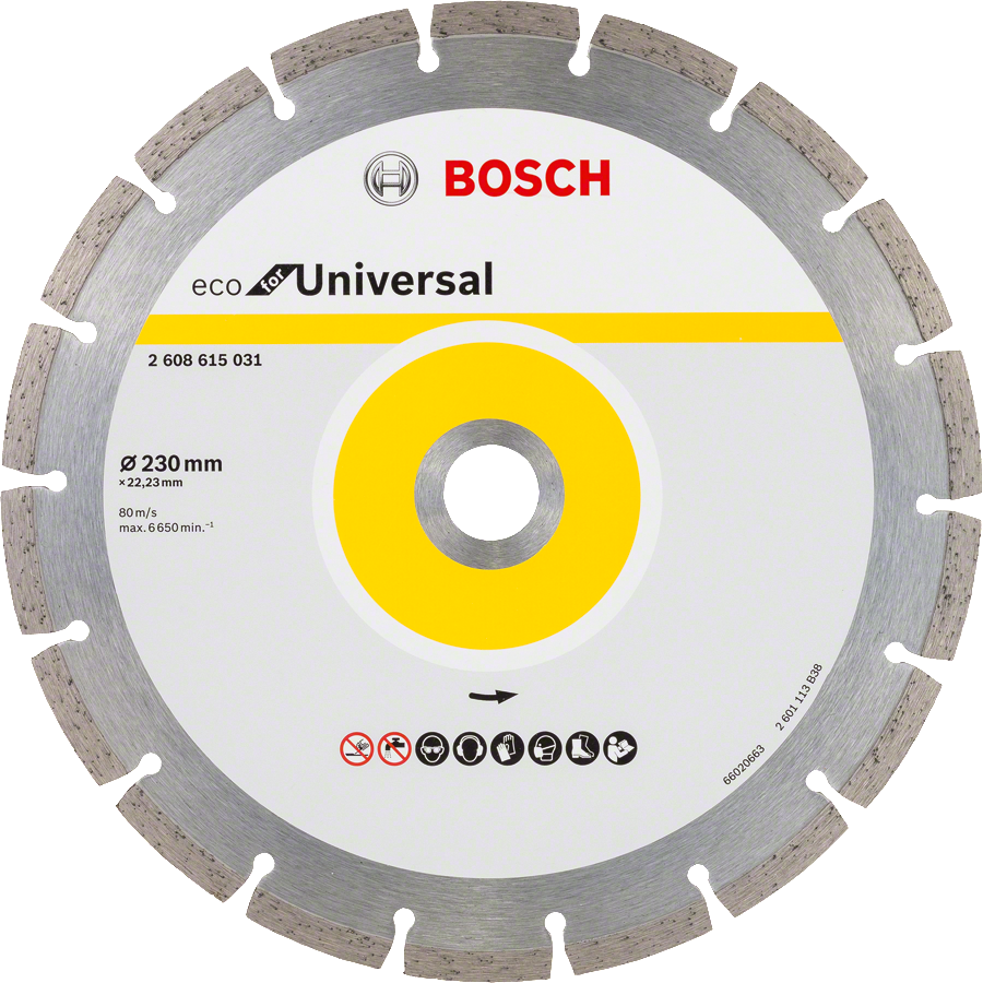 Bosch - Economic Series 9+1 Diamond Cutting Disc for General Building Materials 230 mm