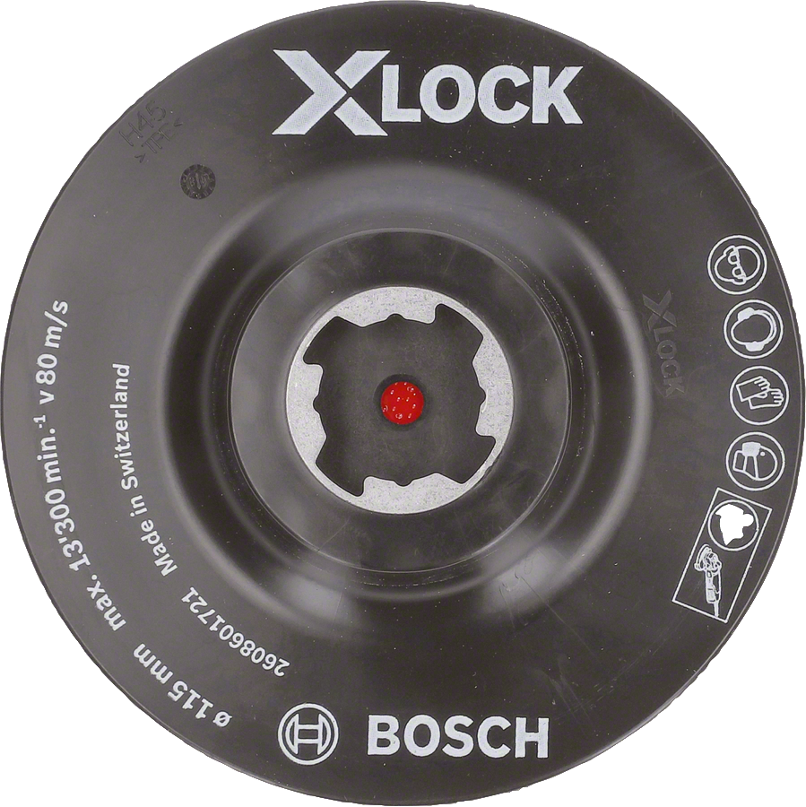 Bosch - X-LOCK - 115 mm M14 Kağıt Zımparalar için Taban