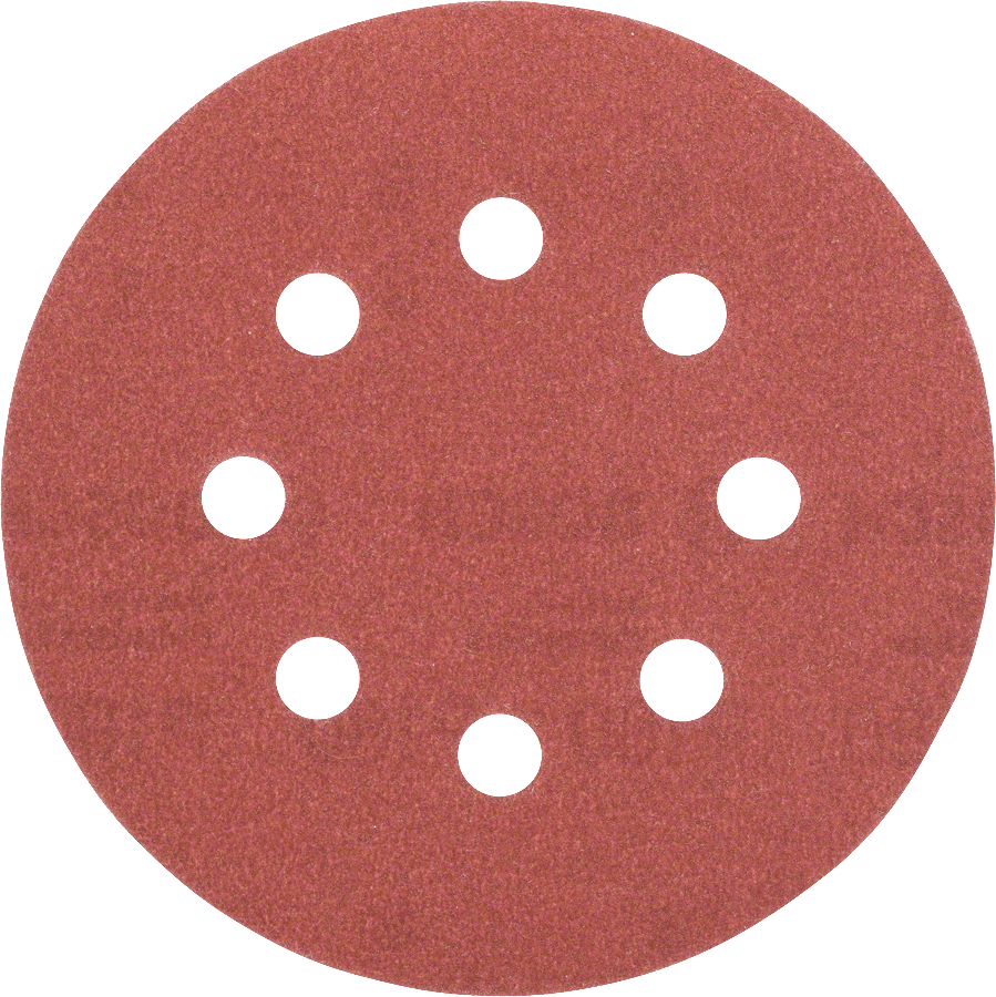 Bosch - Eccentric Sanding Paper 5-Pack, 125 mm 180 Grit 8 Holes