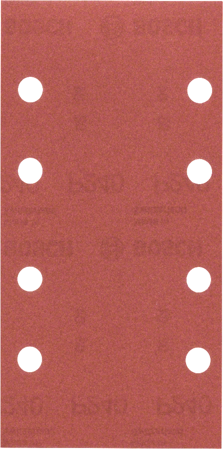 Bosch - 10-Pack of Orbital Sanding Paper, 93 x 185 mm 240 Grit 8 Holes