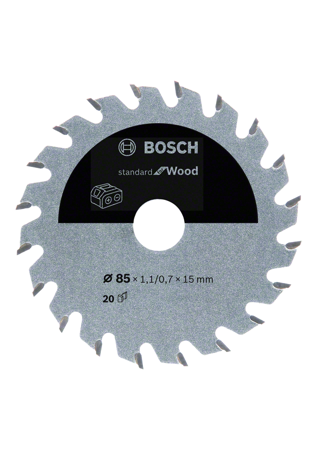 Bosch - Standard for Series Cordless Circular Saw Blade for Wood 85*15 mm 20 Teeth