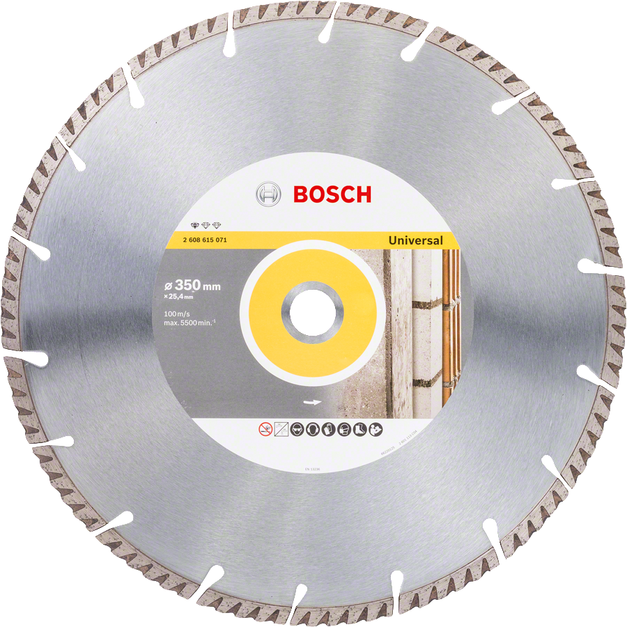 Bosch - Standard Seri Genel Yapı Malzemeleri ve Metal İçin Elmas Kesme Diski 350*25,4 mm