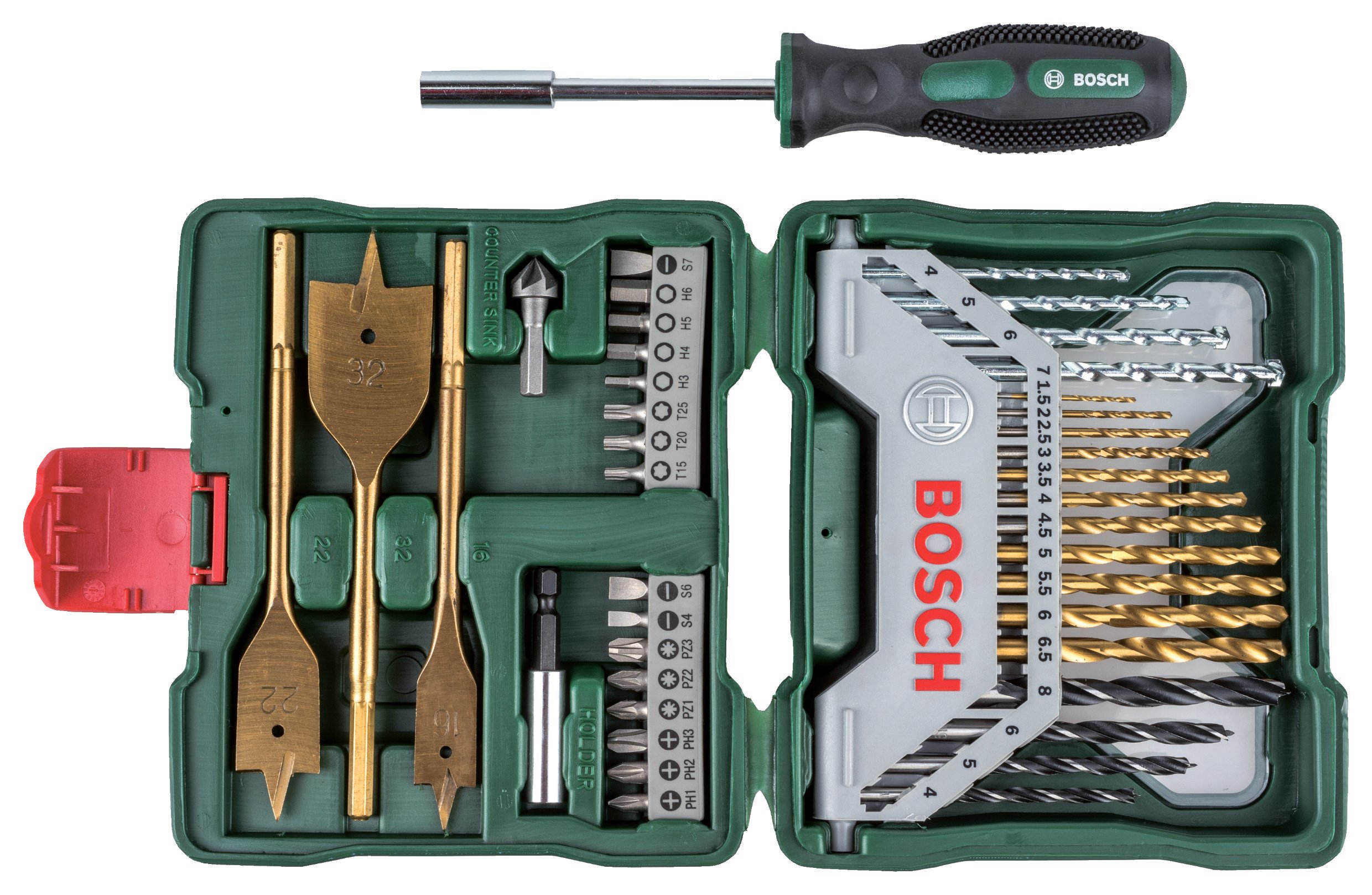 Bosch - X-Line 40 Piece Titanium Screwdriver Mixed Accessory Set