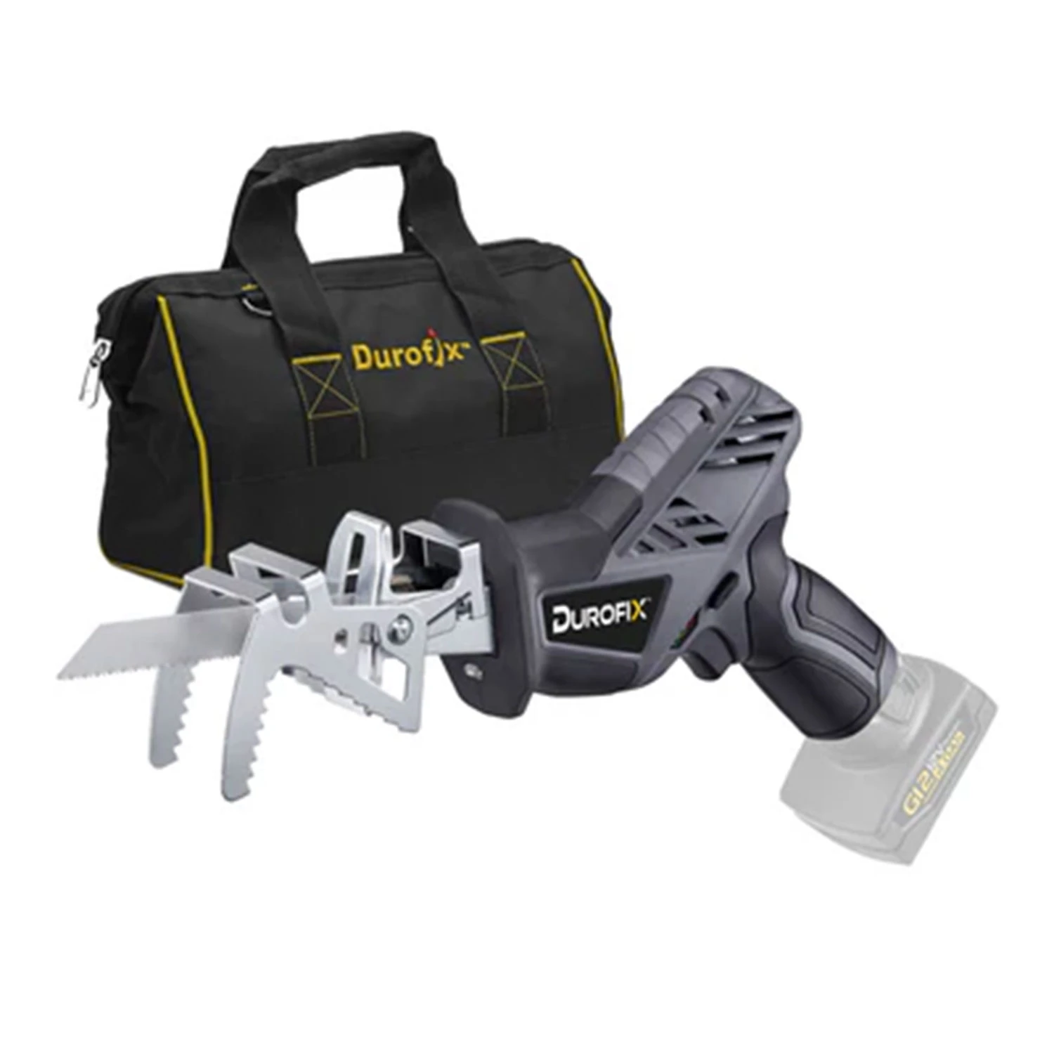 Durofix G12 Series Cordless Mini Alternating Motion Saw w/ Canvas Bag – Tool Only