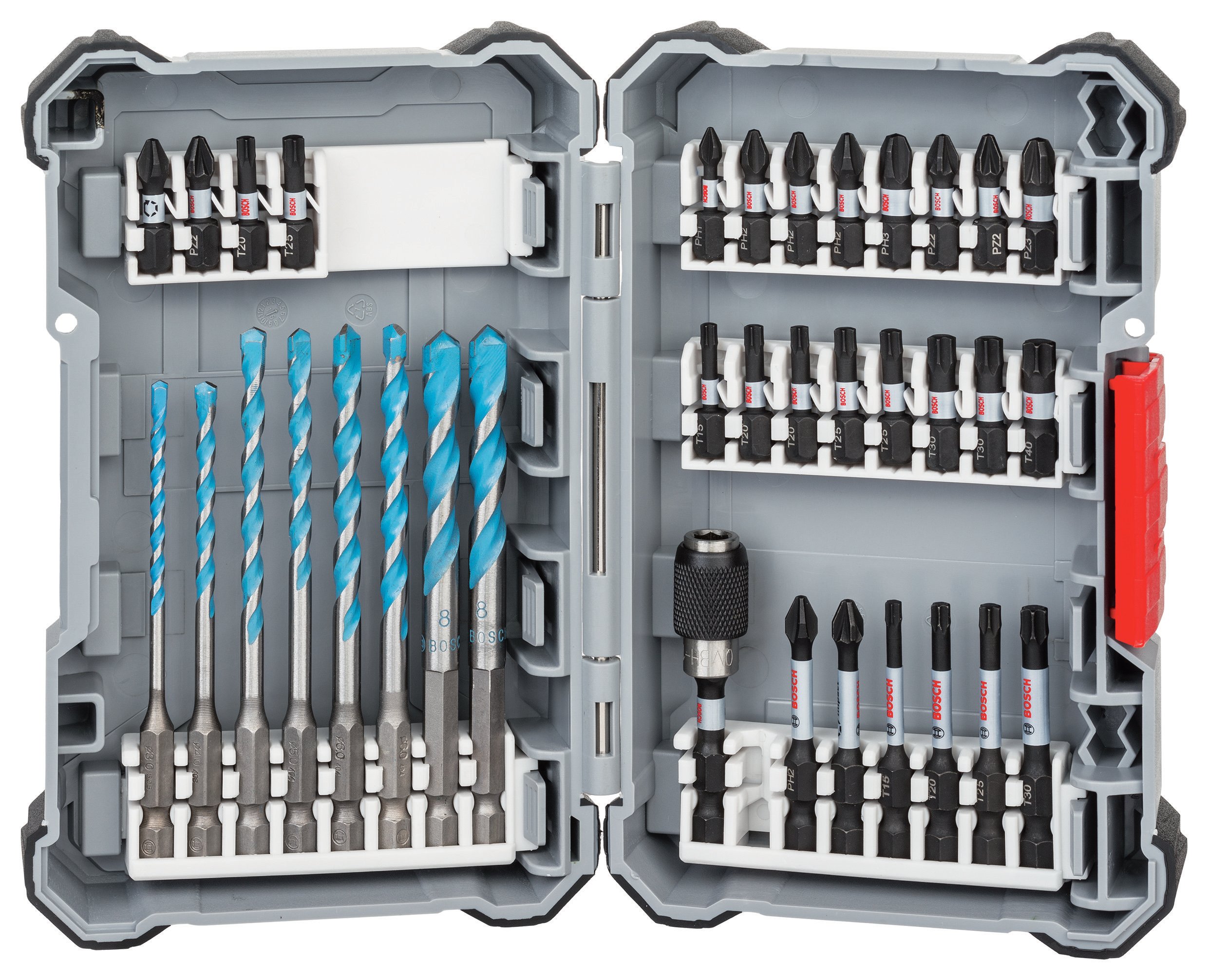 Bosch 35 Piece Screw and Drill Bit Set (HEX9)