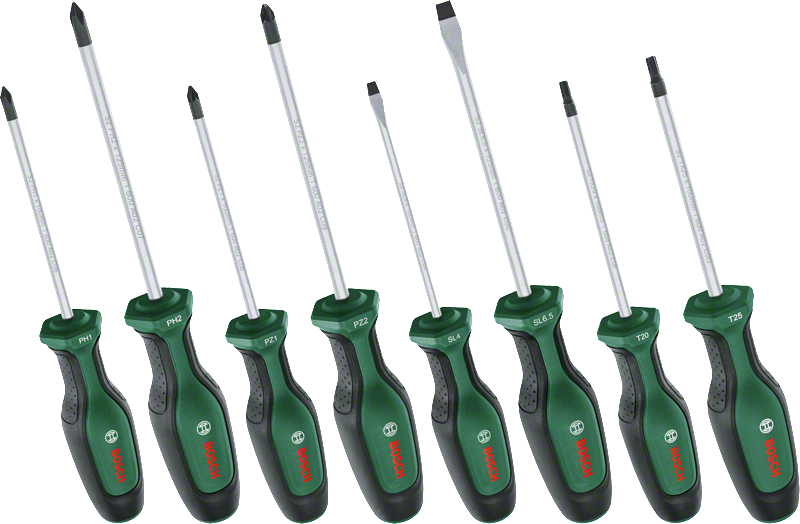 Bosch Screwdriver Set 8 Pieces