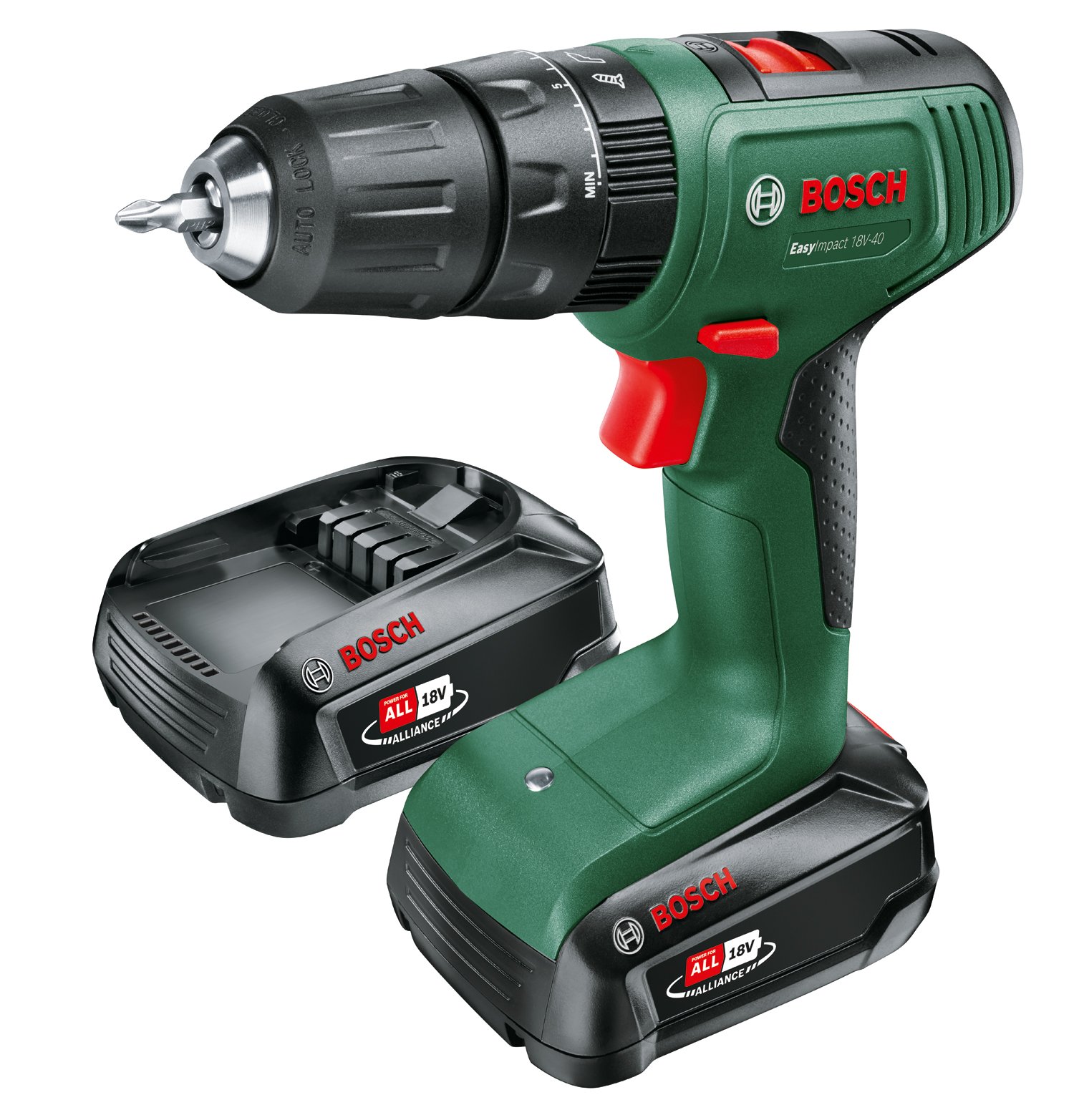 Bosch EasyImpact 18V-40 (Çift Akü, 2,0 Ah)