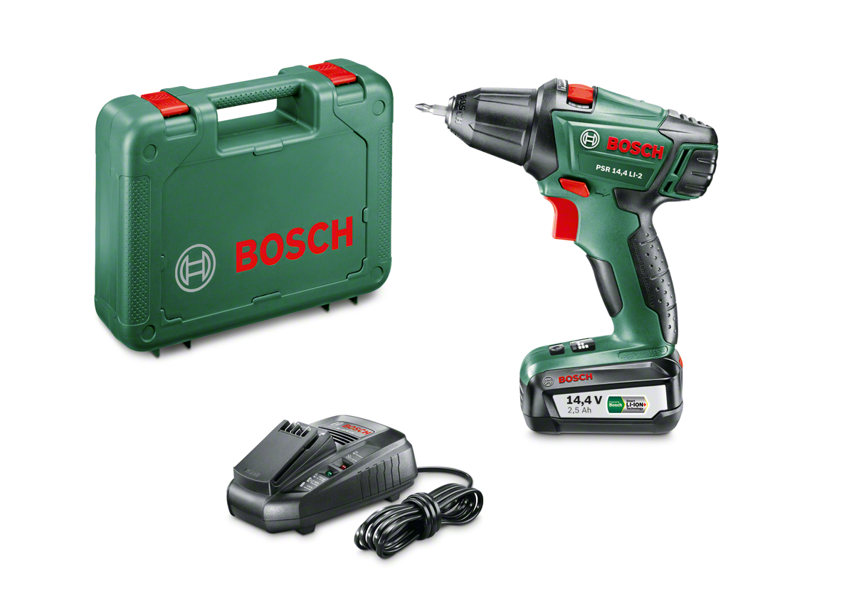 Bosch PSR 14.4 LI-2 Cordless Screwdriver - 2.5 Ah Single Battery