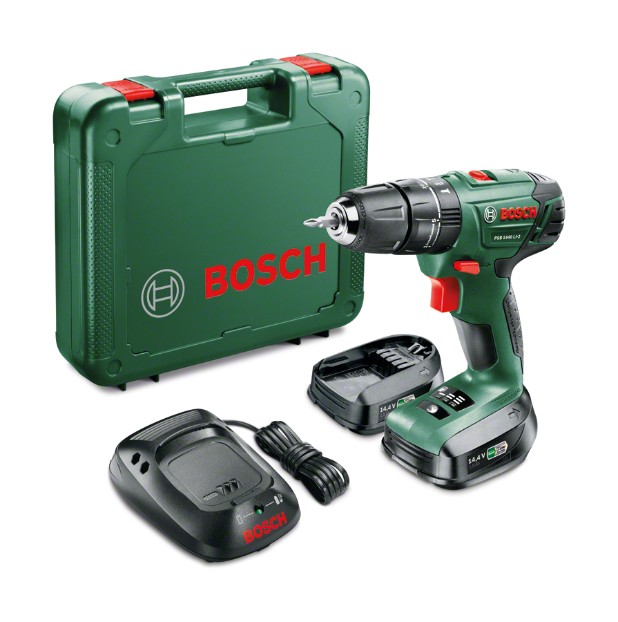 Bosch PSB 1440 LI-2 (1.5 AH Dual Battery) Cordless Impact Drill/Driver