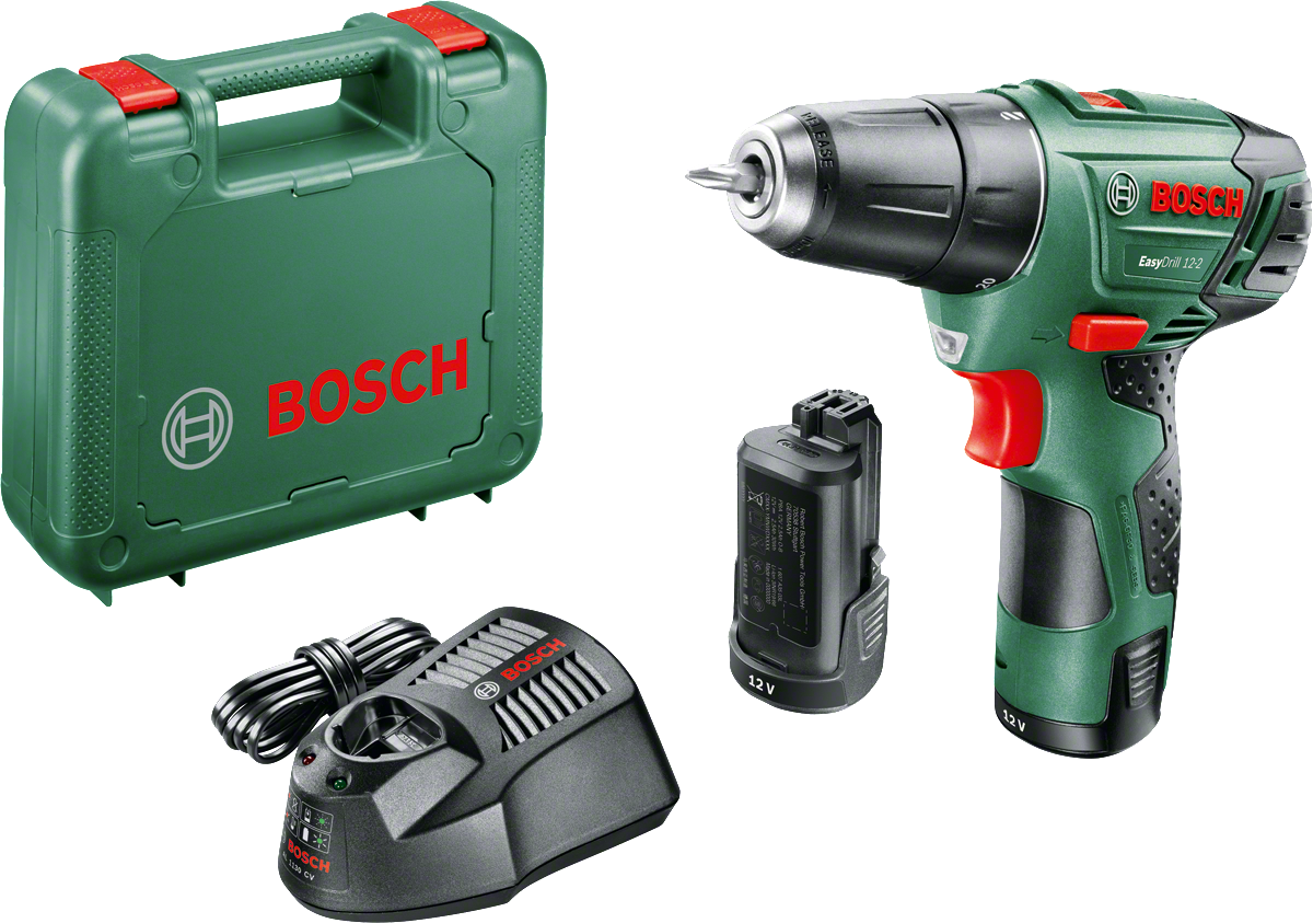 Bosch Easy Drill 12-2 Cordless Drill/Driver 2.5 AH (Dual Battery)