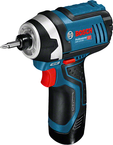 Bosch Professional GDR 12V-105 Cordless 12 Volt 2 Ah Double Battery Impact Wrench - With Bag