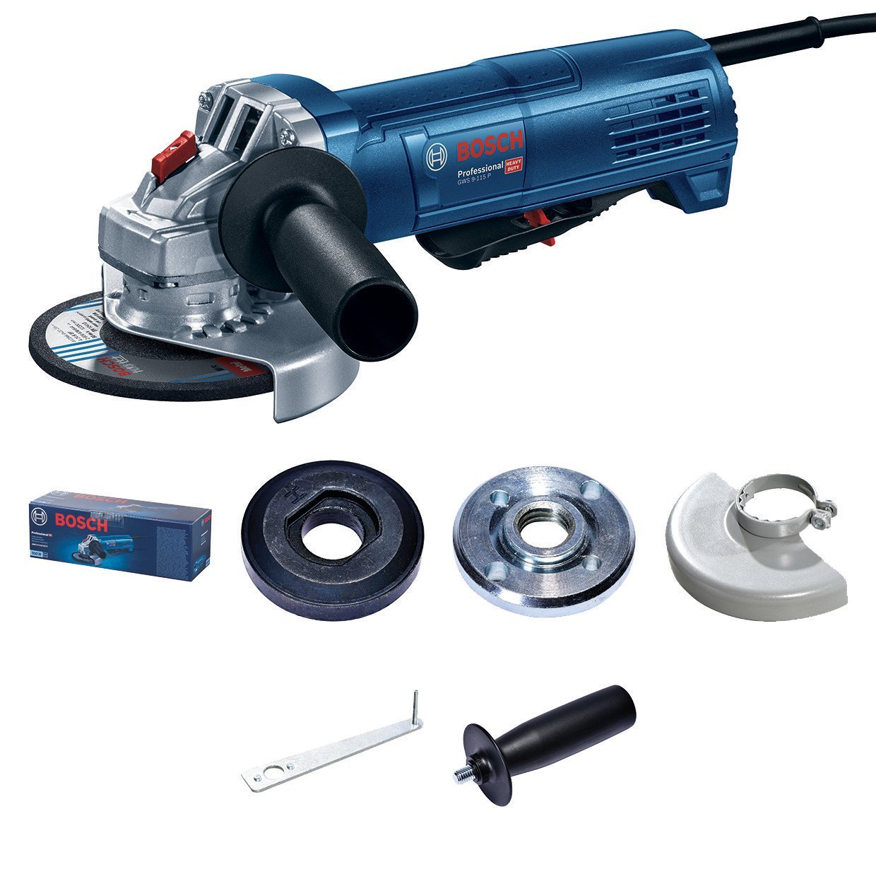 Bosch Professional GWS 9-115 P Angle Grinder