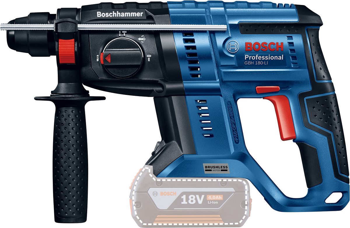 Bosch Professional GBH 180-LI (Solo) Cordless Rotary Hammer