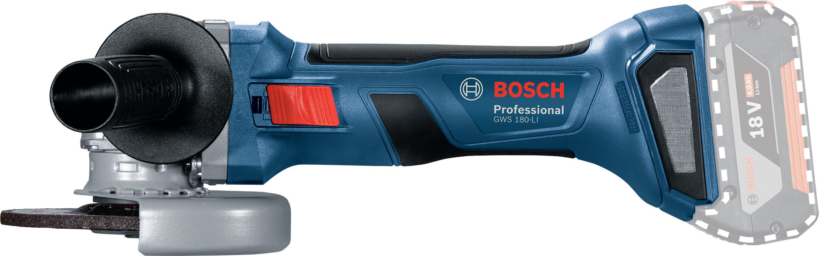 Bosch Professional GWS 180-LI (Solo) 115 mm Cordless Angle Grinder