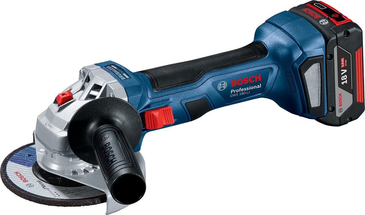 Bosch Professional GWS 180-LI Akülü Taşlama Makinesi