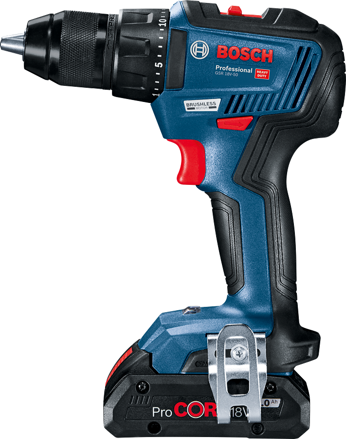 Bosch Professional GSR 18V-50 Akülü Delme Vidalama Makinesi