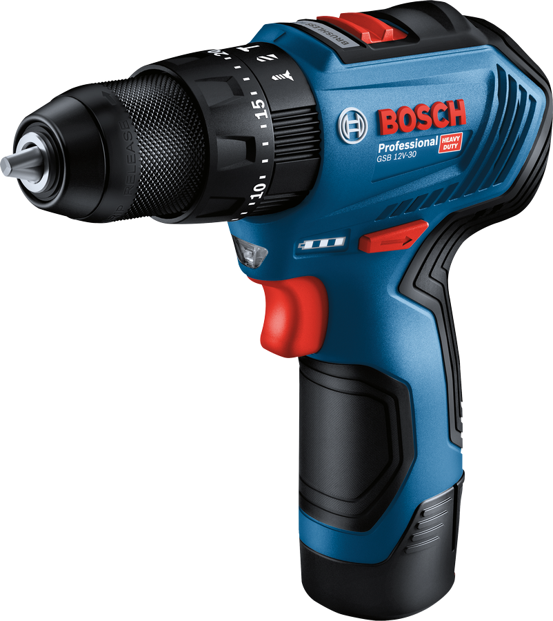 Bosch Professional GSB 12V-30 +39 parça vidalama seti Akülü Darbeli Delme Vidalama Makinesi