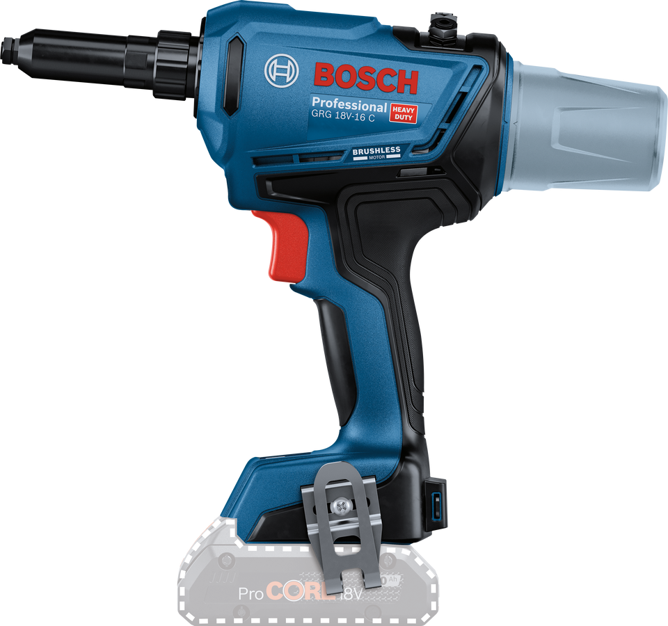 Bosch Professional GRG 18V-16 C SOLO Cordless Rivet Gun