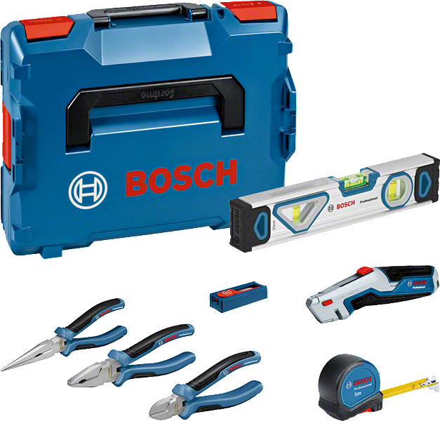 Bosch Professional Hand Tool Set 16 Pieces + L-boxx 102