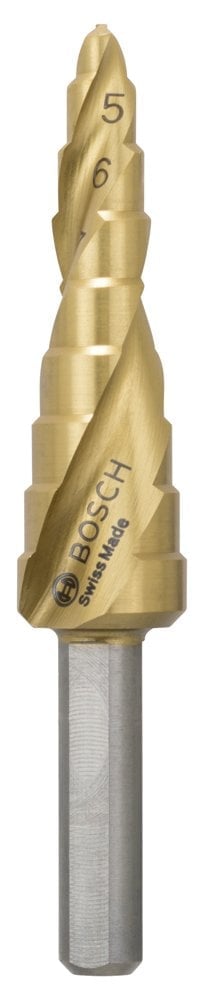 Bosch - HSS-TiN 9 Step Drill Bit 4-12 mm