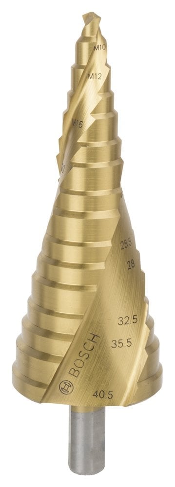 Bosch - HSS-TiN 16 Step Drill Bit M10-M40