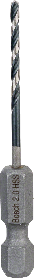 Bosch - Hexagon Shank - Impact Control - HSS Metal Drill Bit 2.0 * 60mm