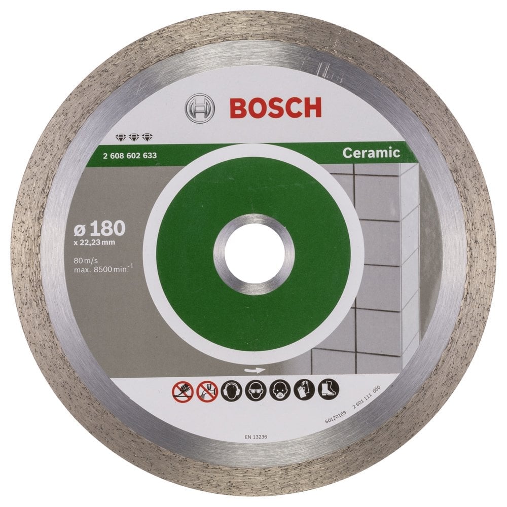 Bosch - Best Series For Ceramics, Diamond Cutting Disc 180 mm