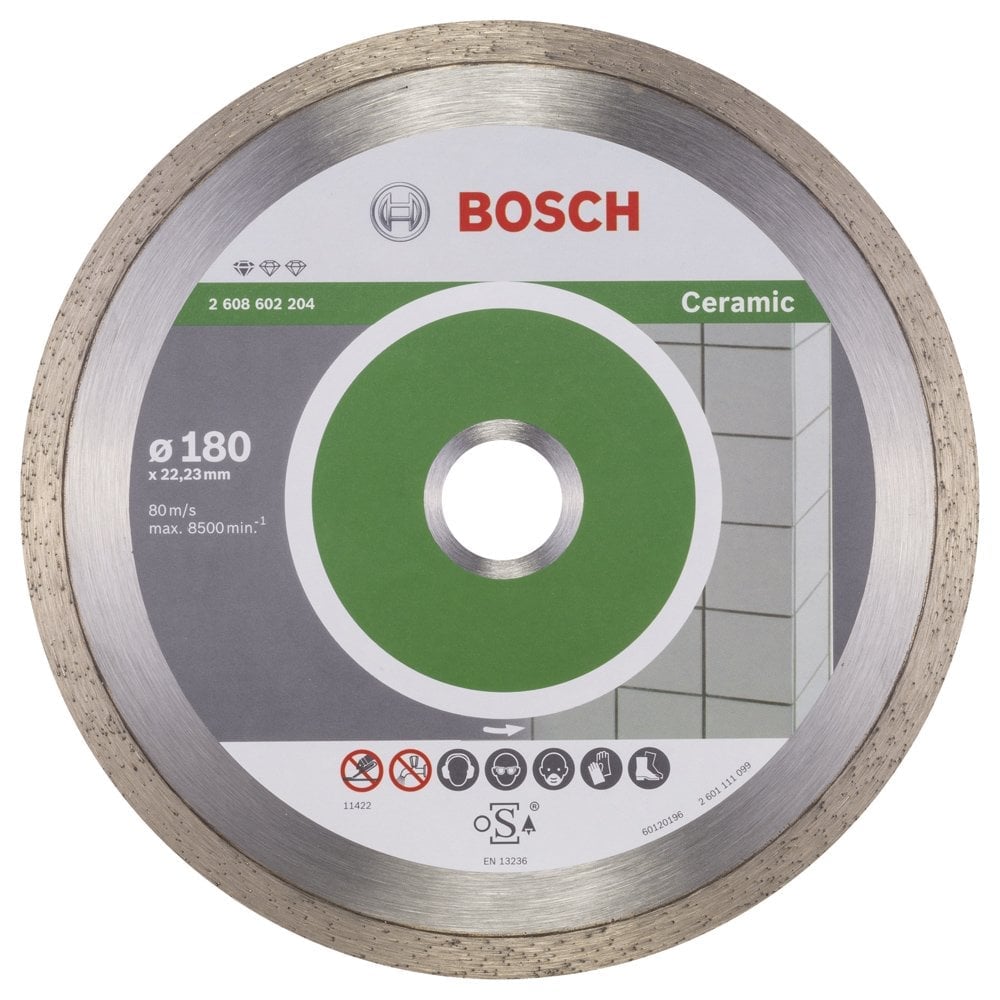 Bosch - Standard Series Diamond Cutting Disc for Ceramics 180 mm