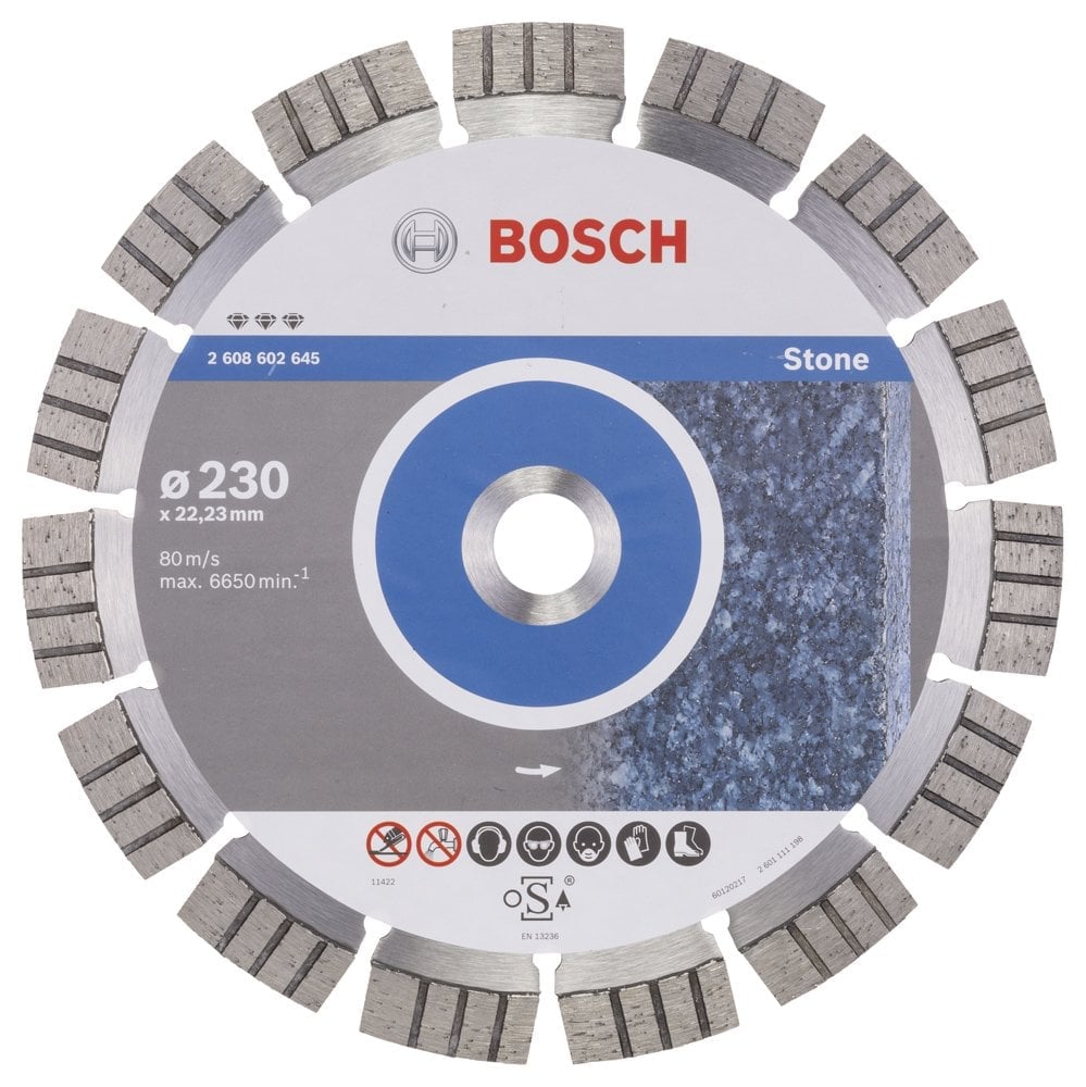 Bosch - Best Series Diamond Cutting Disc for Stone 230 mm