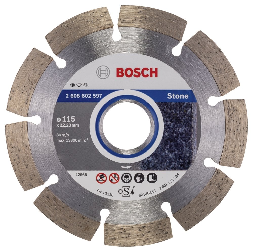 Bosch - Standard Series Diamond Cutting Disc for Stone 115 mm